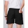 Plain Grizzle Gray And Black Mens Boxer Combos - Pack of Two